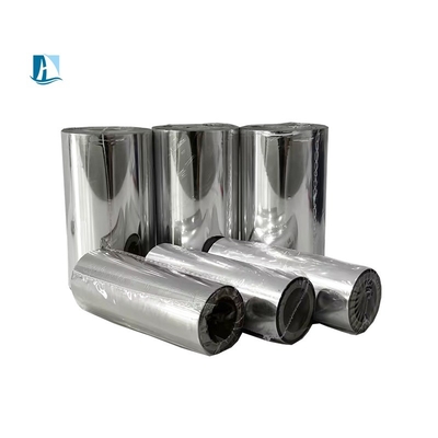 바삭 樹脂 리본 30mm * 450m 평면 머리 열 전송 TTO 라벨 프린터에 대한 가장자리에 가까운