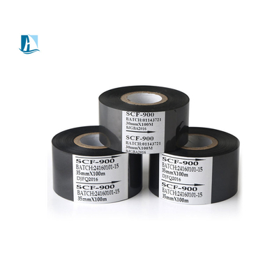SCF900 LC1 FC3 핫 스탬핑 리본 프린터 용품 25mm*100m 컬러 날짜 코딩 포일