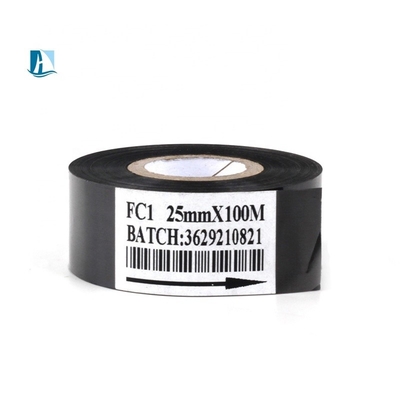날짜 코드 인쇄용 핫 스탬프 코더 리본 35mm 너비 검은 프린터 리본