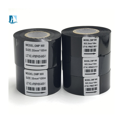 HP241 HP241B 날짜 코더 대량 코딩 기계에 대한 12mm 너비 핫 스탬핑 필름 리본