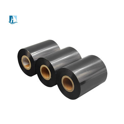 60mm 74m 백스  رز인 열전환 리본 검은색 일반 등급 내부 또는 외부 잉크