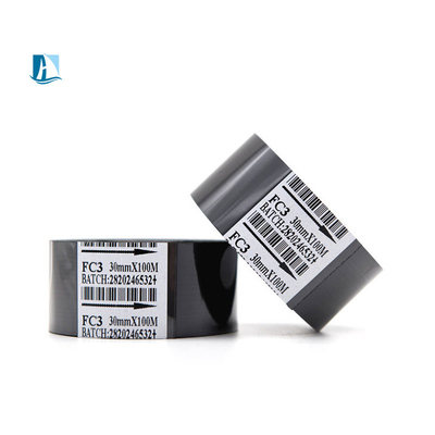 30-600/분 코딩 속도 25mm 검은 색 리본과 함께 뜨거운 스탬핑 필름 코딩 기계