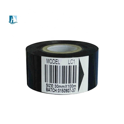 35mm 너비 핫 스탬프 리본 100m 길이 블랙 날짜 코딩 롤 날짜 코더 호환