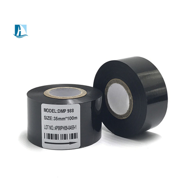 핫 스탬핑 포일 글로드 블랙 코딩 리본 30mm * 100m 대량 인쇄 날짜 코딩