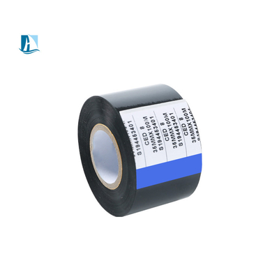 핫 스탬핑 포일 글로드 블랙 코딩 리본 30mm * 100m 대량 인쇄 날짜 코딩