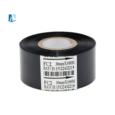 LC1를 위한 황금 PET 핫 스탬프 포일 블랙 40mm*100m h200fr 핫 스탬프 포일 스탬프 머신