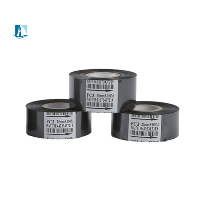 커스터마이징 크기 25mm * 100m 열 전송 리본을위한 뜨거운 스탬프 엽 Fc3