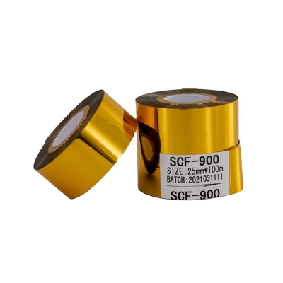 컬러 프린터 적용 가능한 금 화이트 스탬핑 필름 코드 머신 30mm * 100m