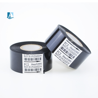 프린터 리본 12mm 너비 30mm x 100m 블랙 롤 핫 스탬프 코더와 호환