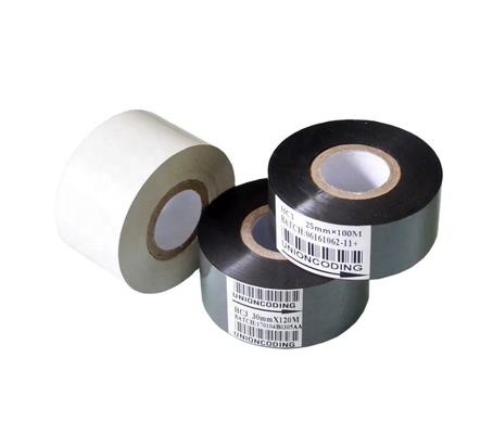 프린터 리본 12mm 너비 30mm x 100m 블랙 롤 핫 스탬프 코더와 호환