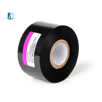 파란색의 종이/피대/청소재/조직/플라스틱용 30mm*100m 핫 스탬핑 리본