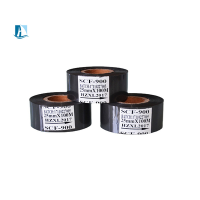 온도 100C-160C SCF900 검은색 25mm 너비 날짜 코딩 필름