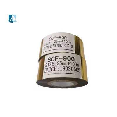 온도 100C-160C SCF900 검은색 25mm 너비 날짜 코딩 필름