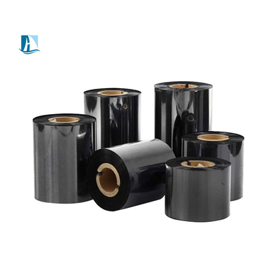 압력 범위 0.3-0.5Mpa 탄소 잉크 리본 날짜 코딩 포일 55mm*100m 핫 스탬핑 리본