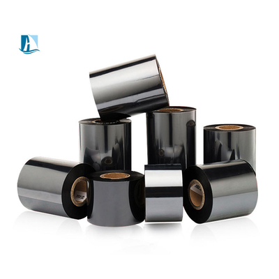 압력 범위 0.3-0.5Mpa 탄소 잉크 리본 날짜 코딩 포일 55mm*100m 핫 스탬핑 리본