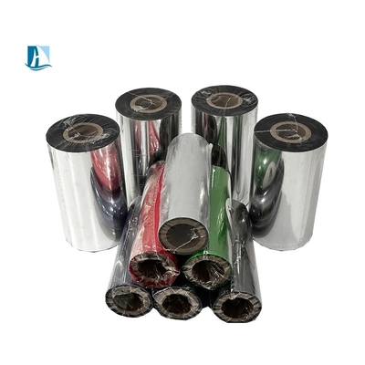 열 리본 바코드 110 X 210 바코드 리본 빨간색 백스 온도 100C-160C