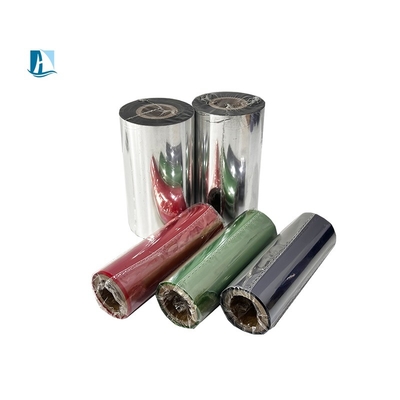 Qr 코드 인쇄 리본 55mm * 600m 열 전송 오버 프린터 및 라벨 프린터