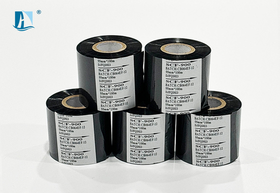 30mm*100m SCF900 LC1 일반 바코드 리본 유효기간 인쇄용 핫 프린트 스탬프 포일