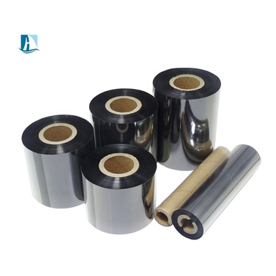 압력 범위 0.3-0.5Mpa 30MM * 100m 청동 글자를위한 검은 핫 코딩 리본 엽