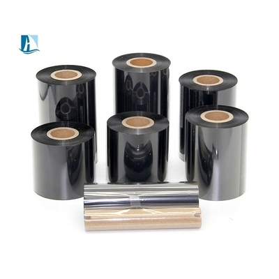 압력 범위 0.3-0.5Mpa 30MM * 100m 청동 글자를위한 검은 핫 코딩 리본 엽