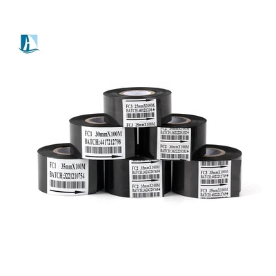 SCF900 Black Hot Stamping Foil Coding Ribbon 30*100 대량 날짜 코딩 기계 DY-8 HP241 HP241B