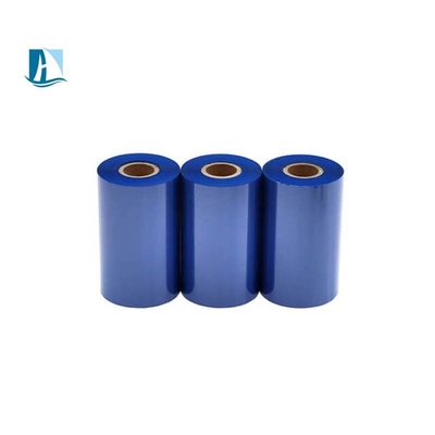 파란색 LC1 색상 코딩 리본 사틴 리본 핫 스탬핑 PET 재료 PVC 카드