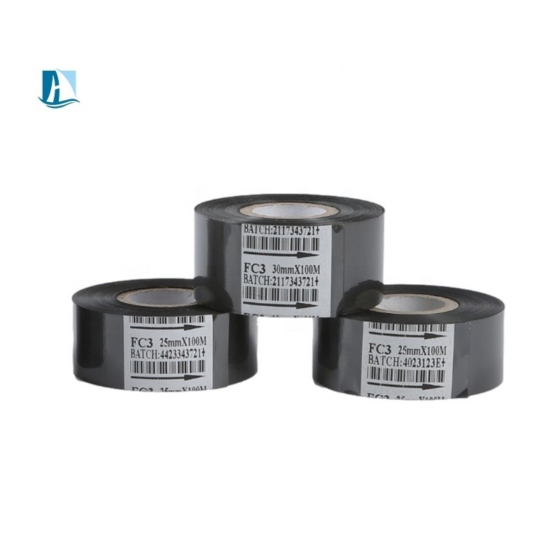 35mm 너비 핫 스탬프 리본 100m 길이 블랙 날짜 코딩 롤 날짜 코더 호환