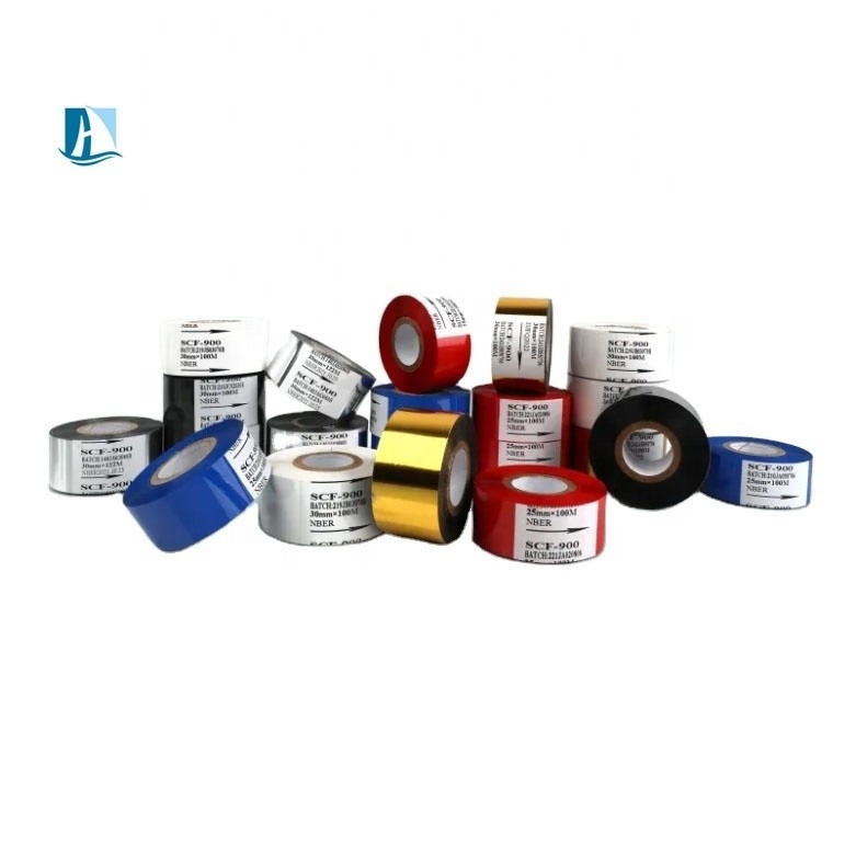 20mm/25mm/30mm/35mm * 100m 날짜 인쇄 코드 생산 날짜를 위한 핫 스탬핑 필름 리본