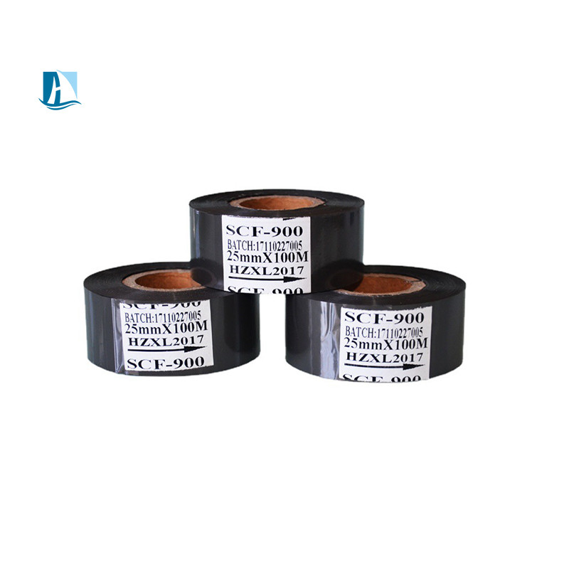 25mm*100m PET LC1 열전환 잉크 리본 날짜 팩 라벨 프린터 기계