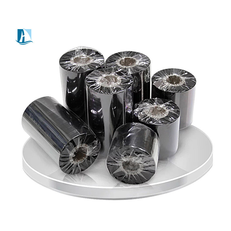 압력 범위 0.3-0.5Mpa 탄소 잉크 리본 날짜 코딩 포일 55mm*100m 핫 스탬핑 리본