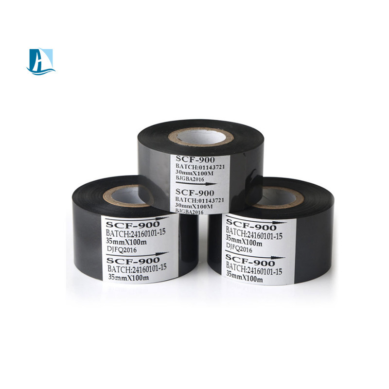 30mm*100m 프린터 리본 만료 날짜 프린터 라벨 SCF-900 핫 스탬프에 인쇄