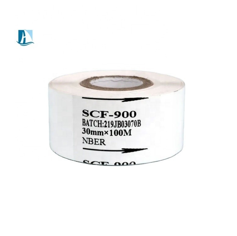 핫 스탬핑 합금 엽지 열 전송 리본 30mm * 100m 날짜 코딩 및 인쇄