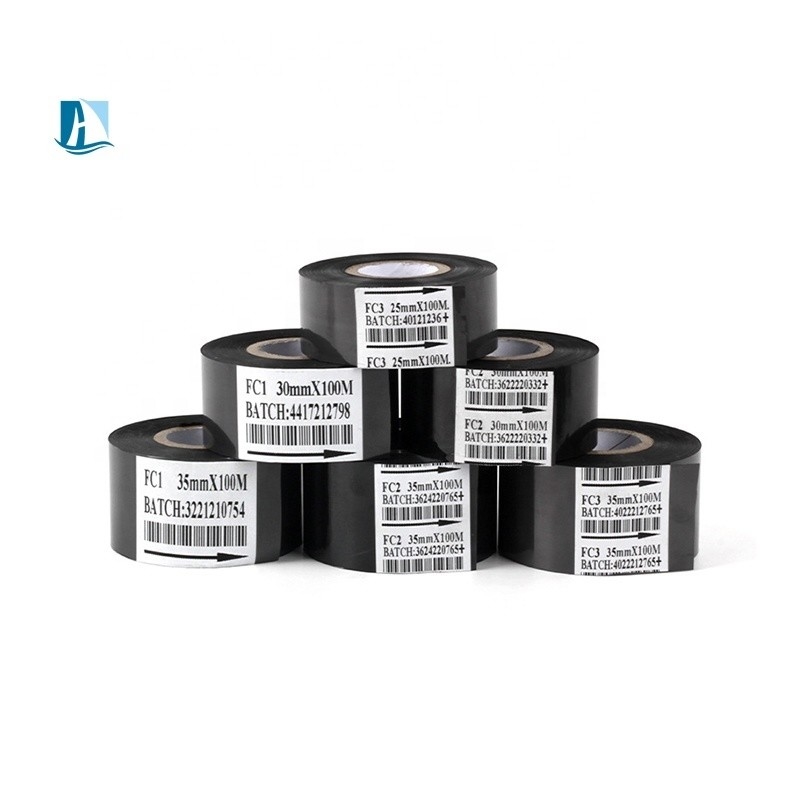 스피드 코딩 리본 35mm*100m SCF-900/LC1 FC2 FC3 발효 날짜 인쇄를 위한 핫 스탬핑