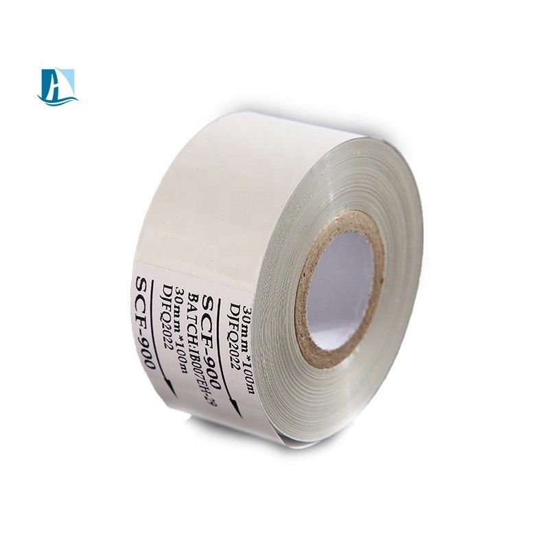 SCF900 FC1 PET 바코드 리본 핫 스탬프 리본 30mm*100m 일반 인쇄용 검은색