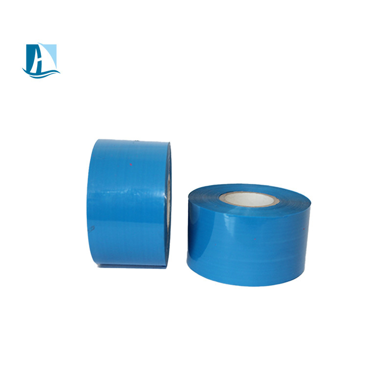 파란색 LC1 색상 코딩 리본 사틴 리본 핫 스탬핑 PET 재료 PVC 카드